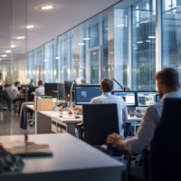Itinai.com it company office background blured photography by 392d7806 596c 4c64 a1ae 56d85025c3f2 3