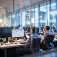 Itinai.com it company office background blured photography by b78d385e b261 4424 829c 8c380ea5040f 0