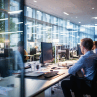 Itinai.com it company office background blured photography by d266ecb7 1141 4fd8 a45e d7242fbf1e9e 1